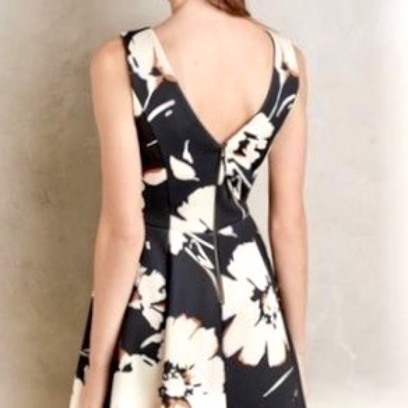 Maeve Armory Black Motif Fit & Flare Dress - Picture 4 of 8